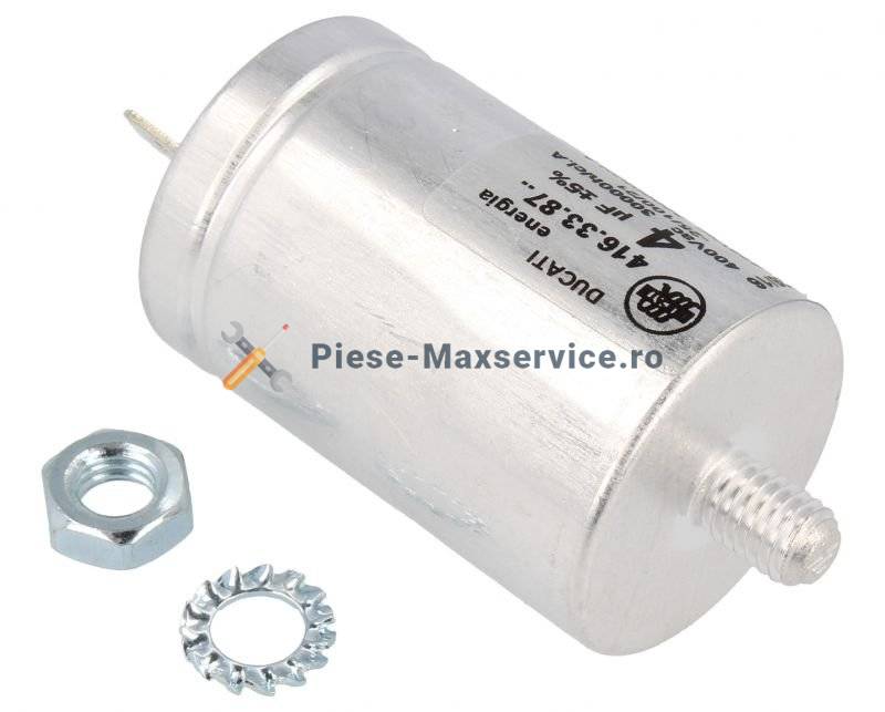 Condensator pornire motor , masina de spalat vase Bauknecht Original 4 uf 