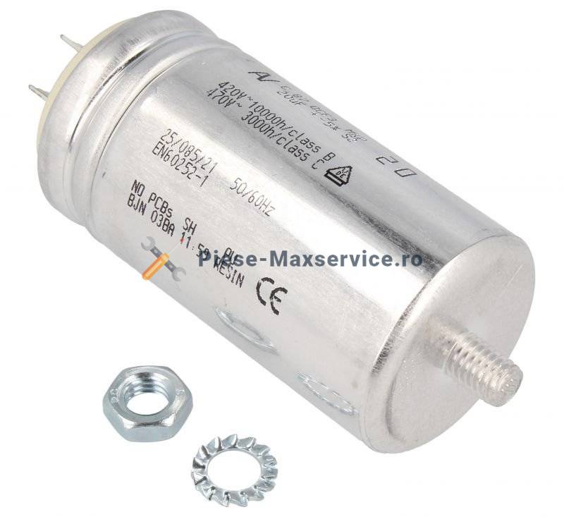 Condensator pornire motor , masina de spalat vase Beko Original 20 uf