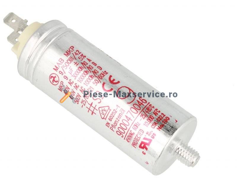 Condensator pornire motor , masina de spalat vase Bosch Original 9 uf 