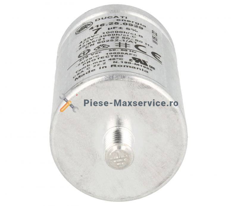Condensator pornire motor , masina de spalat vase Hoover 7 uf Original