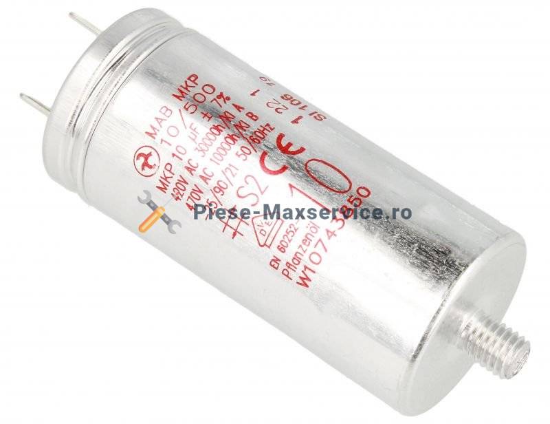 Condensator pornire motor , masina de spalat vase Ignis 10uf Original 