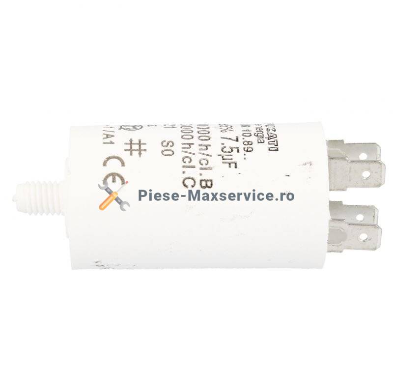 Condensator pornire motor uscator de rufe Candy 7,5uf Original