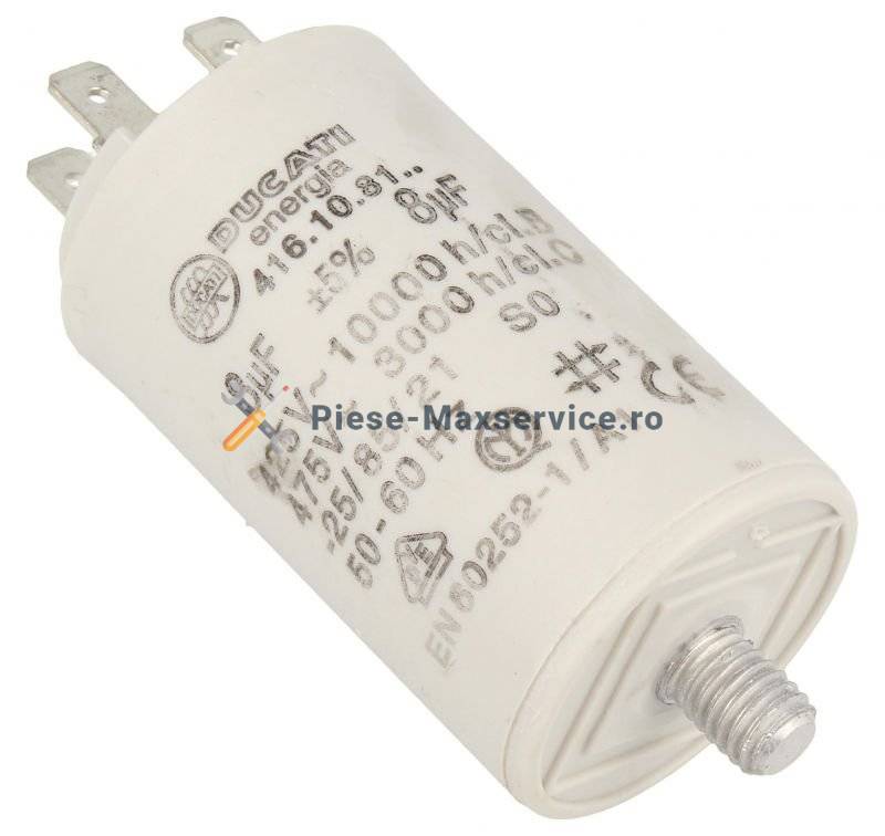 Condensator pornire motor uscator de rufe Samsung 8 uf 