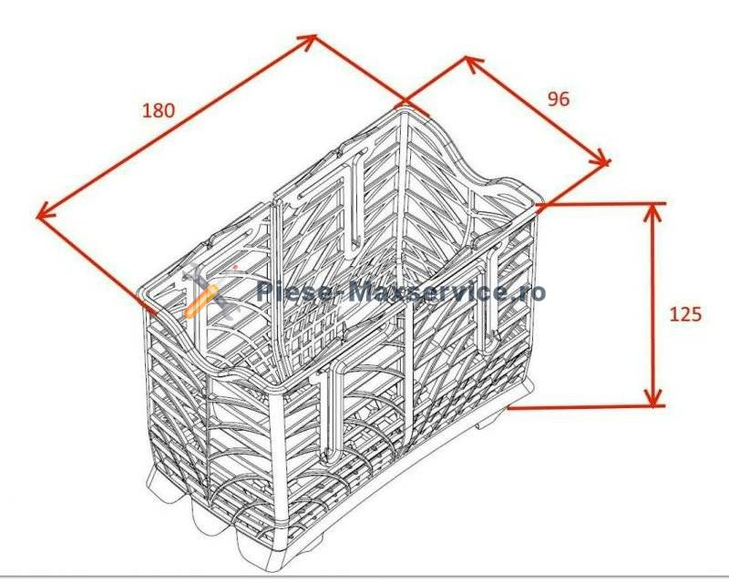 Cos tacamuri masina de spalat vase Hotpoint 