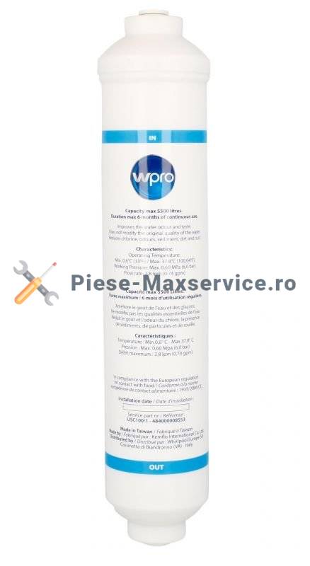 Filtru apa frigider Whirlpool