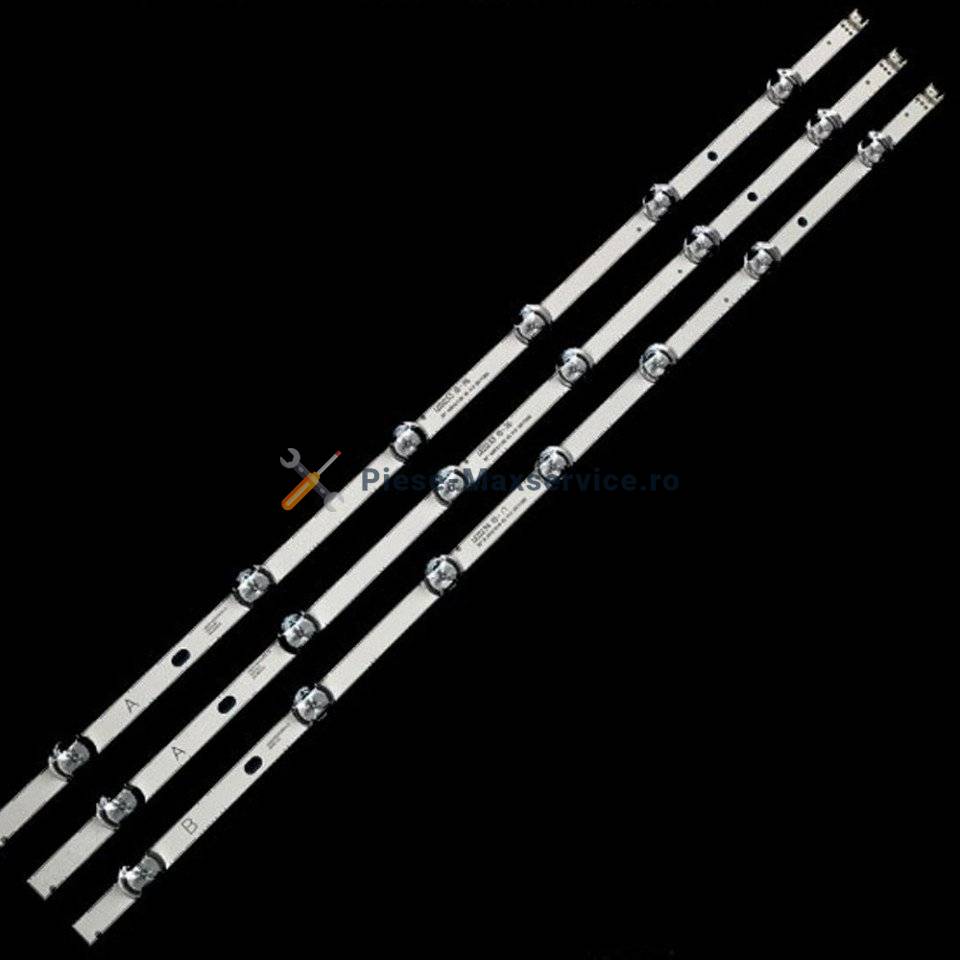 Set barete led , Televizor LG 32 inch , 2 barete cu 6 led-uri si 1 bareta cu 7 led-uri