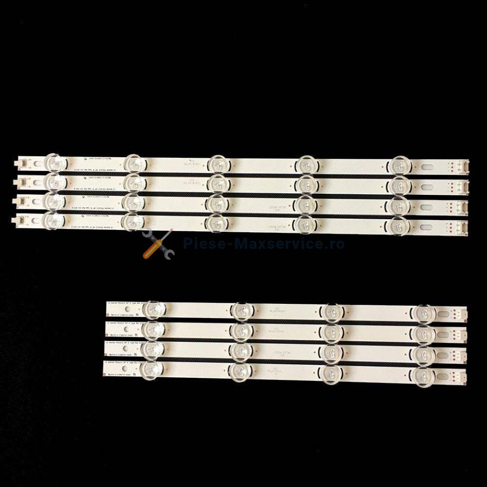 Set barete led , Televizor LG 39 inch , 4 barete cu 4 led-uri si 4 barete cu 5 led-uri