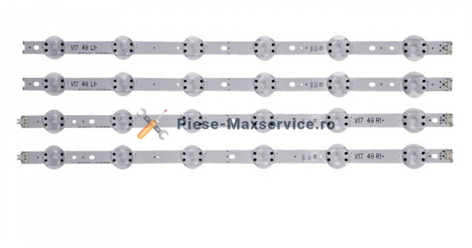 Set barete led , Televizor LG 49 inch , 4 barete cu 6 led-uri