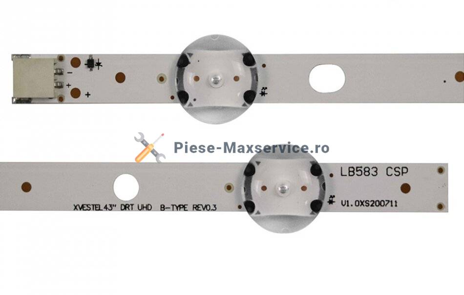 Set barete led , Televizor Nei 43 inch , 4 barete cu 7 led-uri Originale