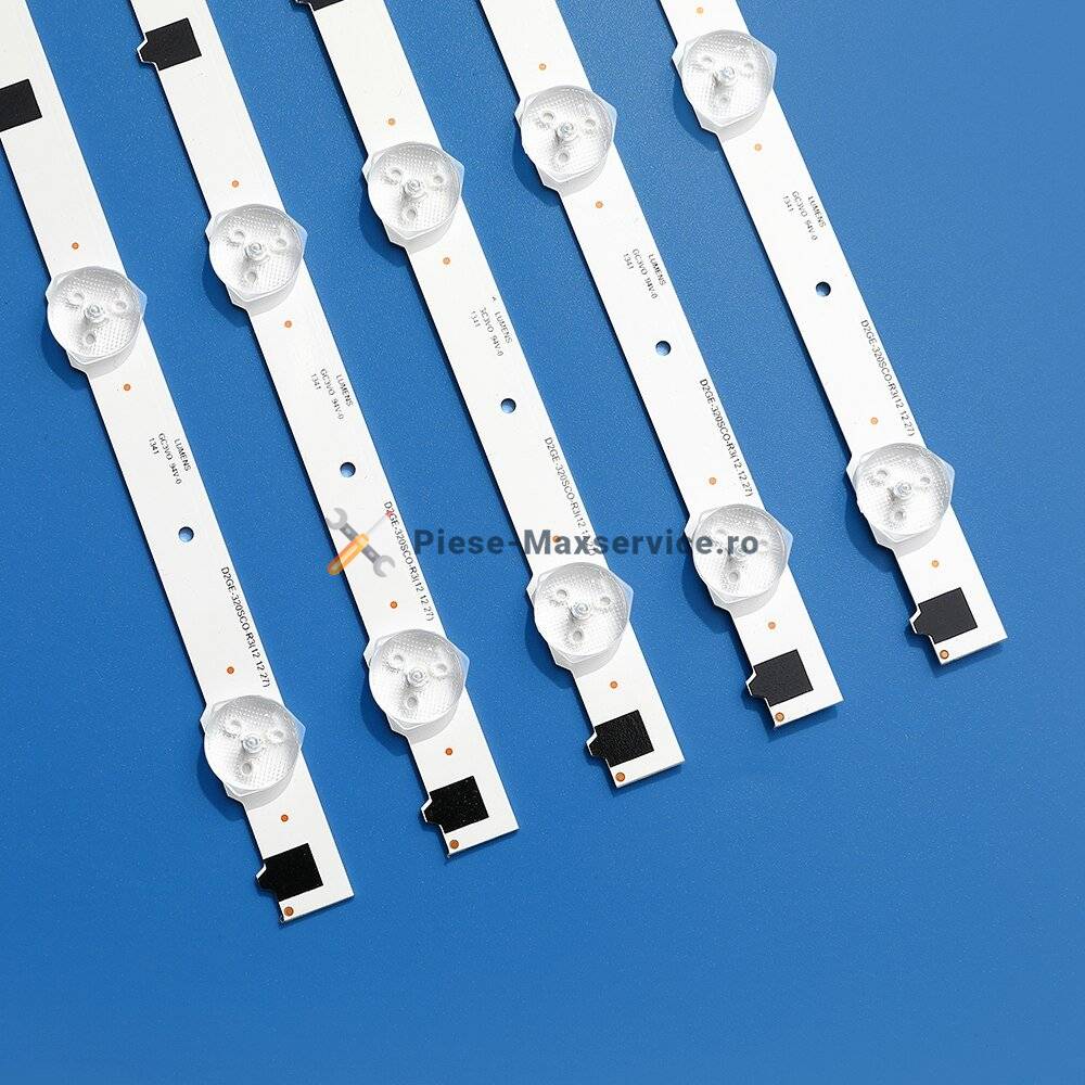 Set barete led , Televizor Sharp 32 inch , 9 barete cu 5 led-uri