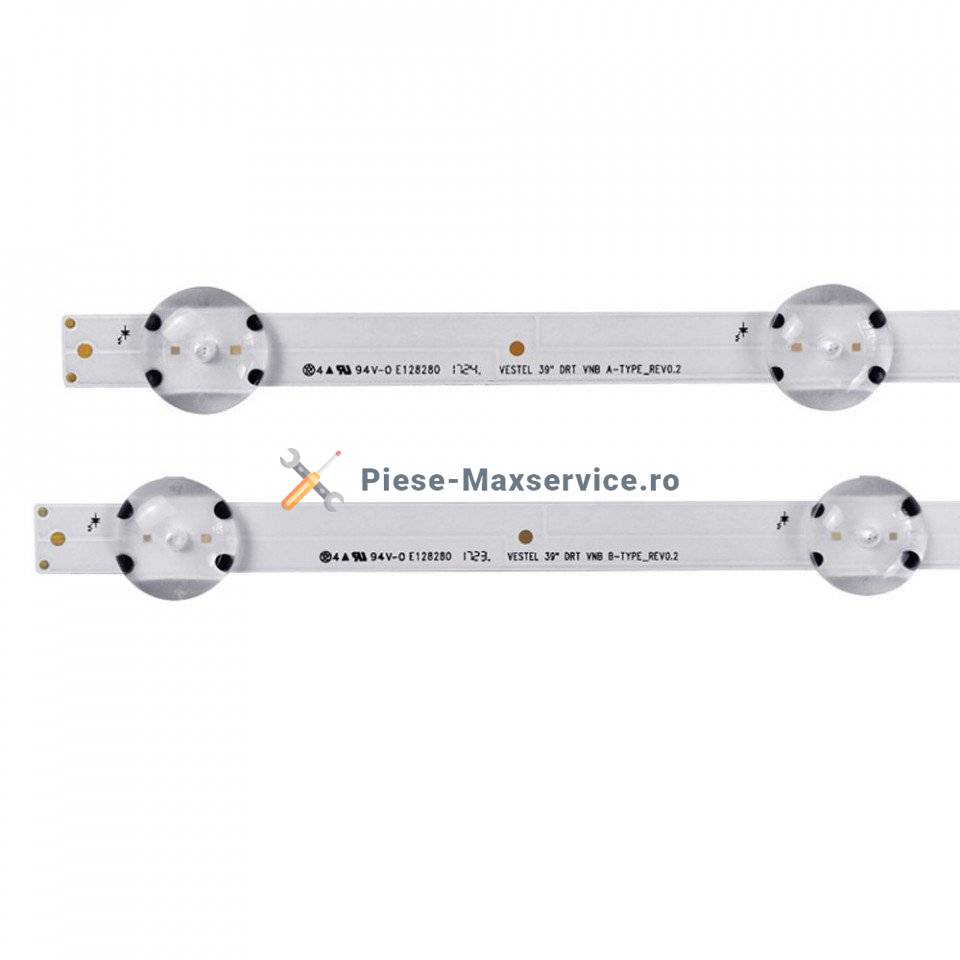 Set barete led , Televizor Finlux 39 inch , 1 bareta cu 8 led-uri si 2 cu 9 led-uri Originale