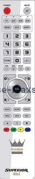 Telecomanda Programabila Micro-USB 4in1 Superior Alba Originala