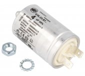 Condensator pornire motor , masina de spalat vase Bauknecht Original 4 uf 